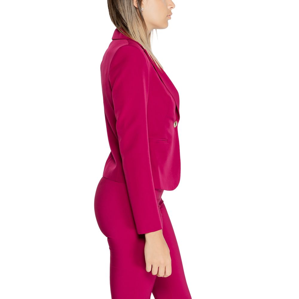 Rinascimento Bordeaux Polyester Blazer