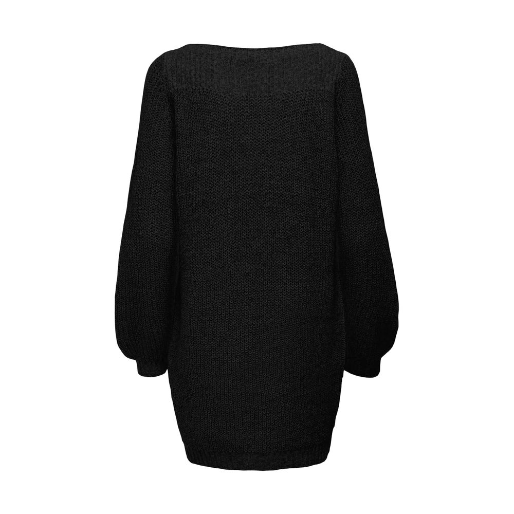 Jacqueline De Yong Black Marabou Midi
