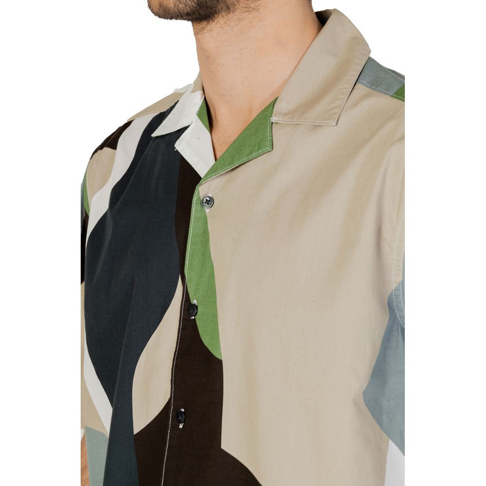 Only & Sons Green Cotton Shortsleeve