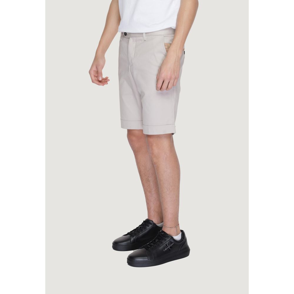 Alviero Martini Prima Classe Beige Bombažne kratke hlače