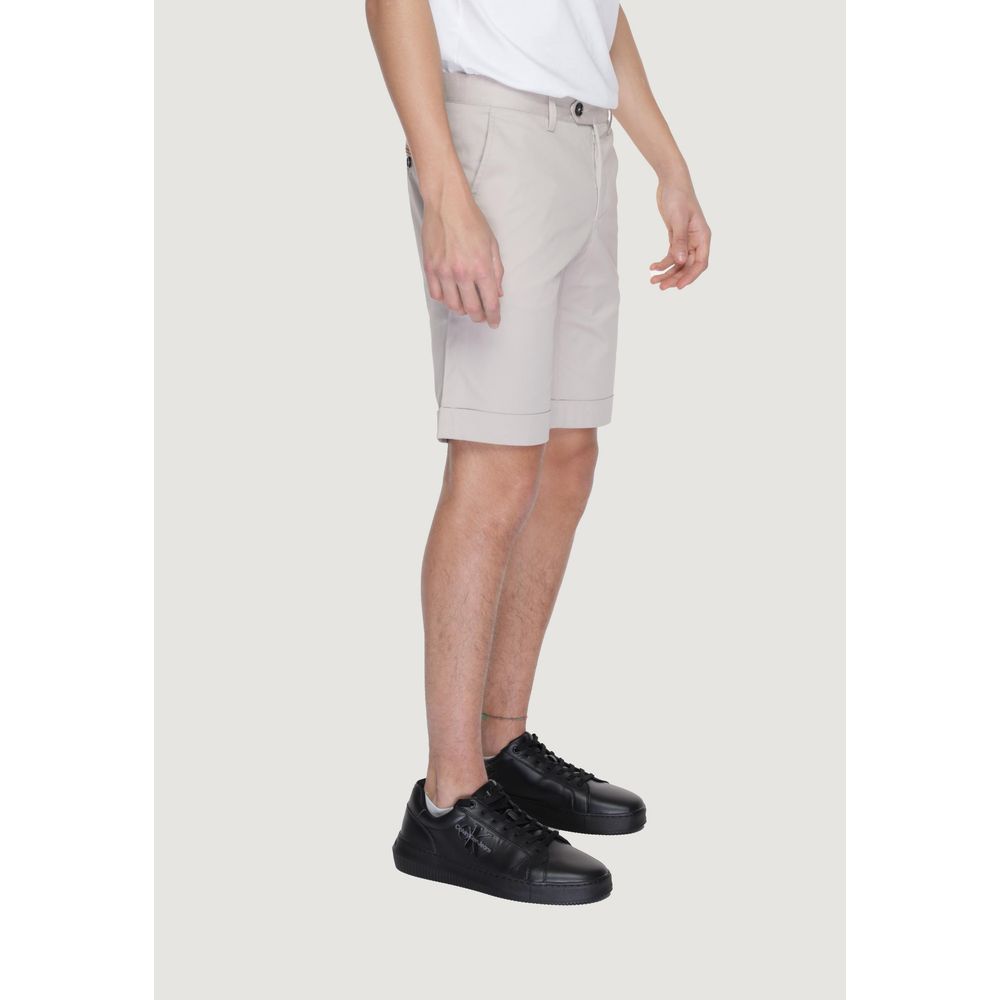 Alviero Martini Prima Classe Beige Bombažne kratke hlače