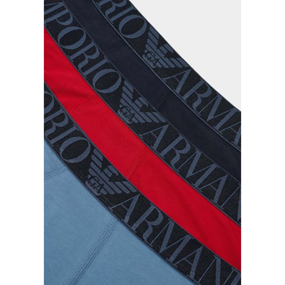 Emporio Armani Underwear Modro bombažno spodnje perilo