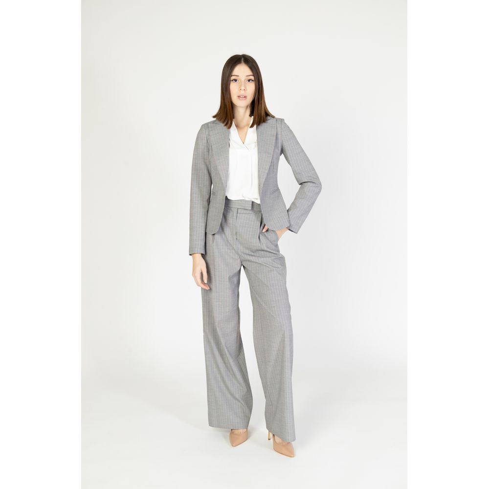 Večbarvne poliestrske hlače za prosti čas