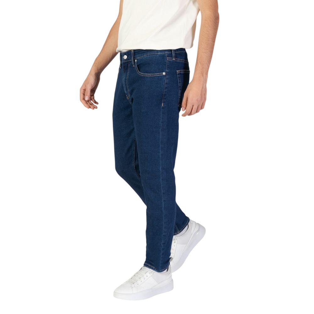 Calvin Klein Jeans Blue Cotton Slim Fit Jean