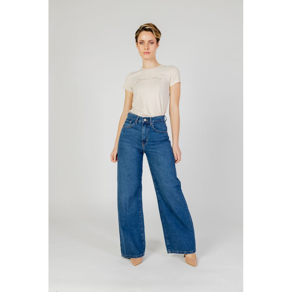 Only Blue Cotton Relaxed Fit Jean