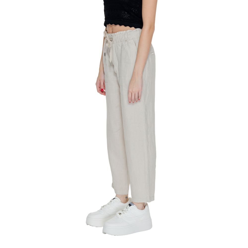Street One Beige Linen Pant