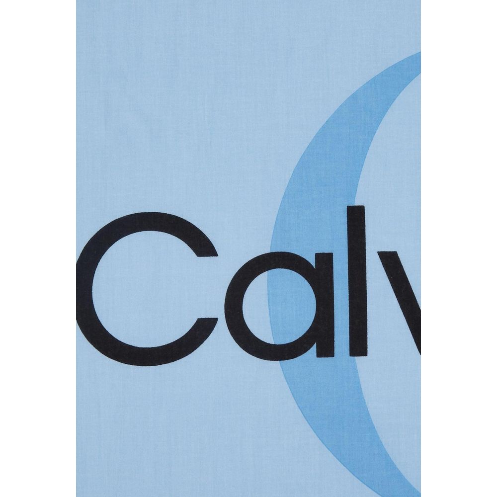 Calvin Klein Jeans Blue Organic Cotton Scarf