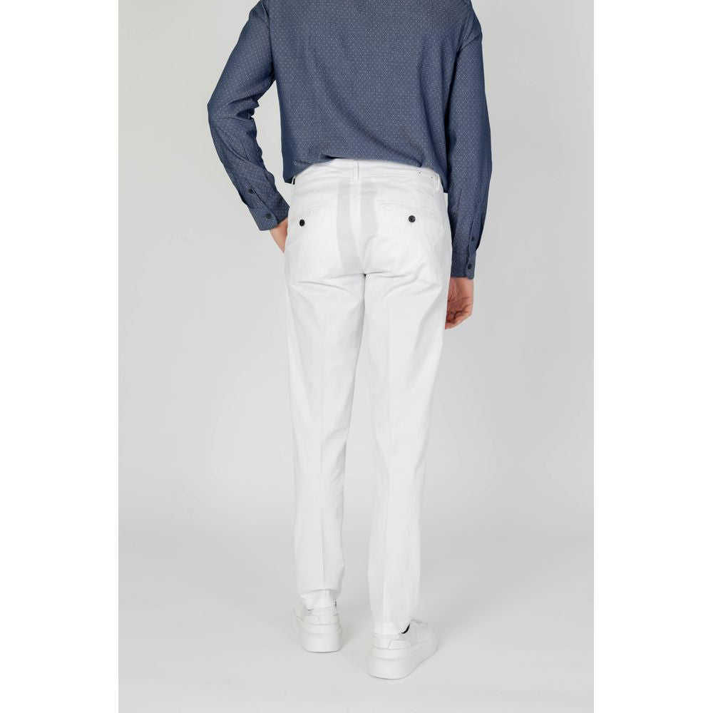 Antony Morato Cream Cotton Skinny Pant