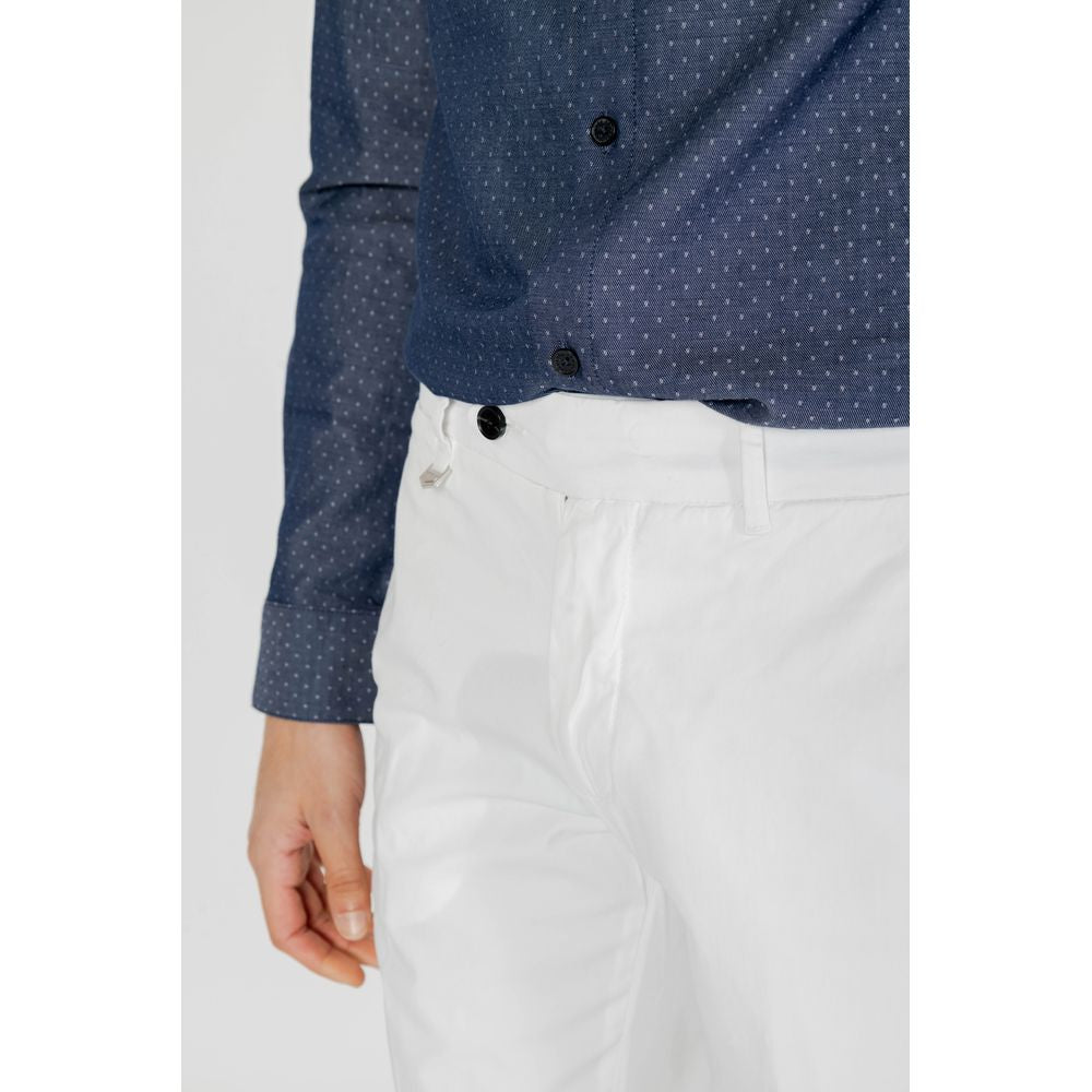 Antony Morato Cream Cotton Skinny Pant
