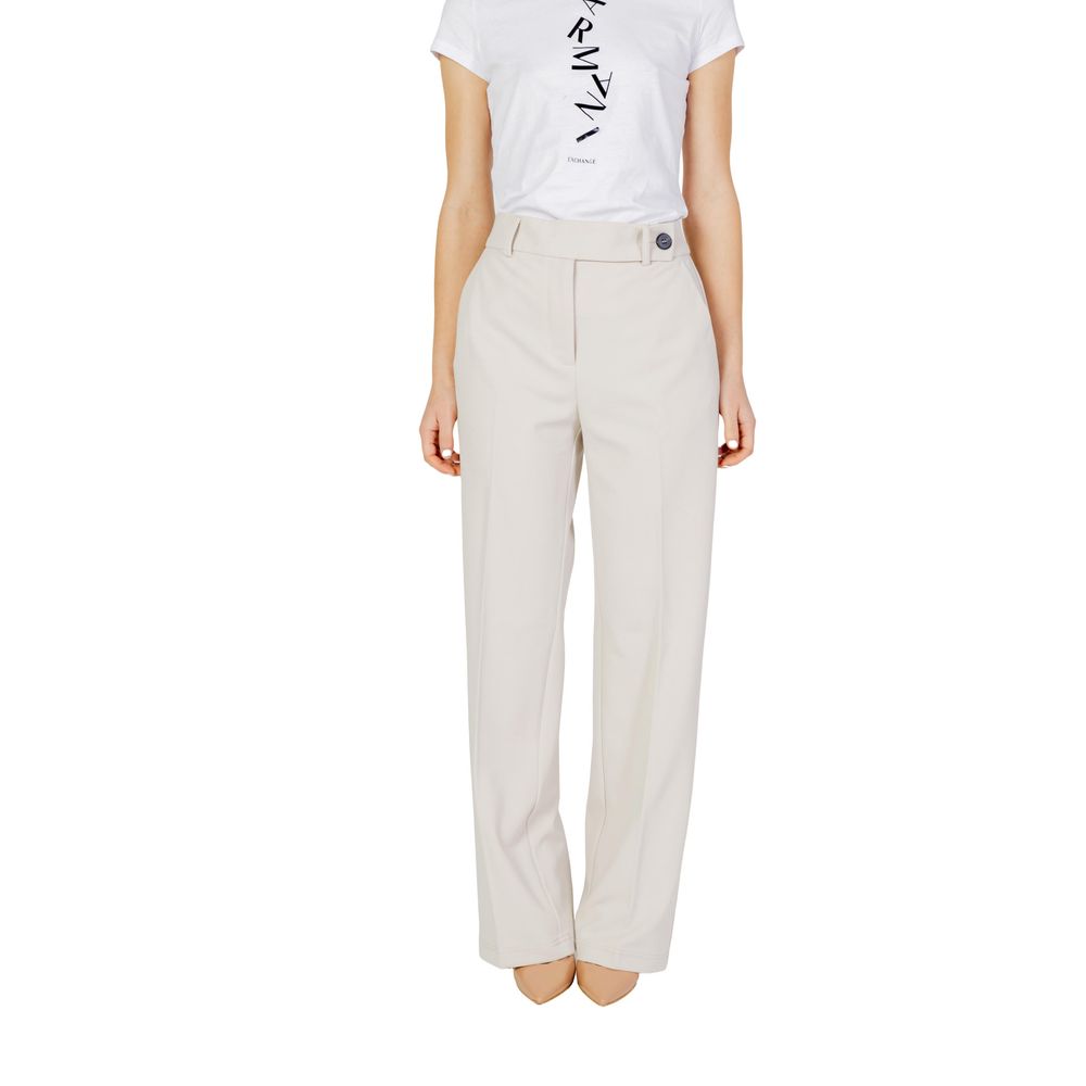 Only Beige Polyester Pant