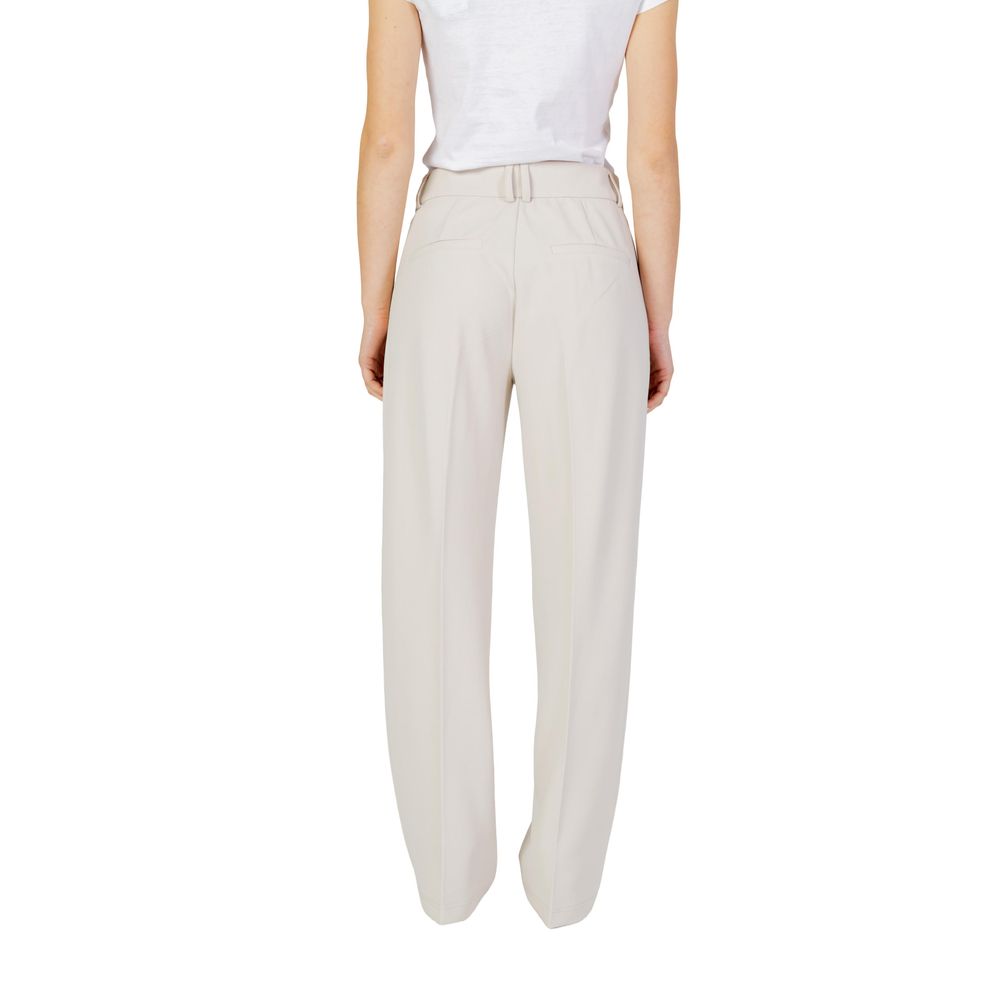 Only Beige Polyester Pant