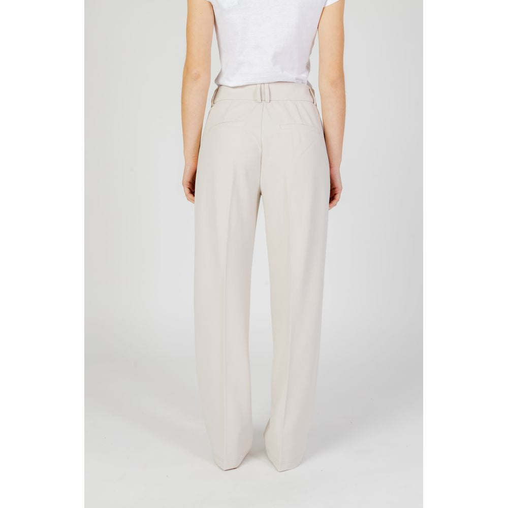 Only Beige Polyester Pant