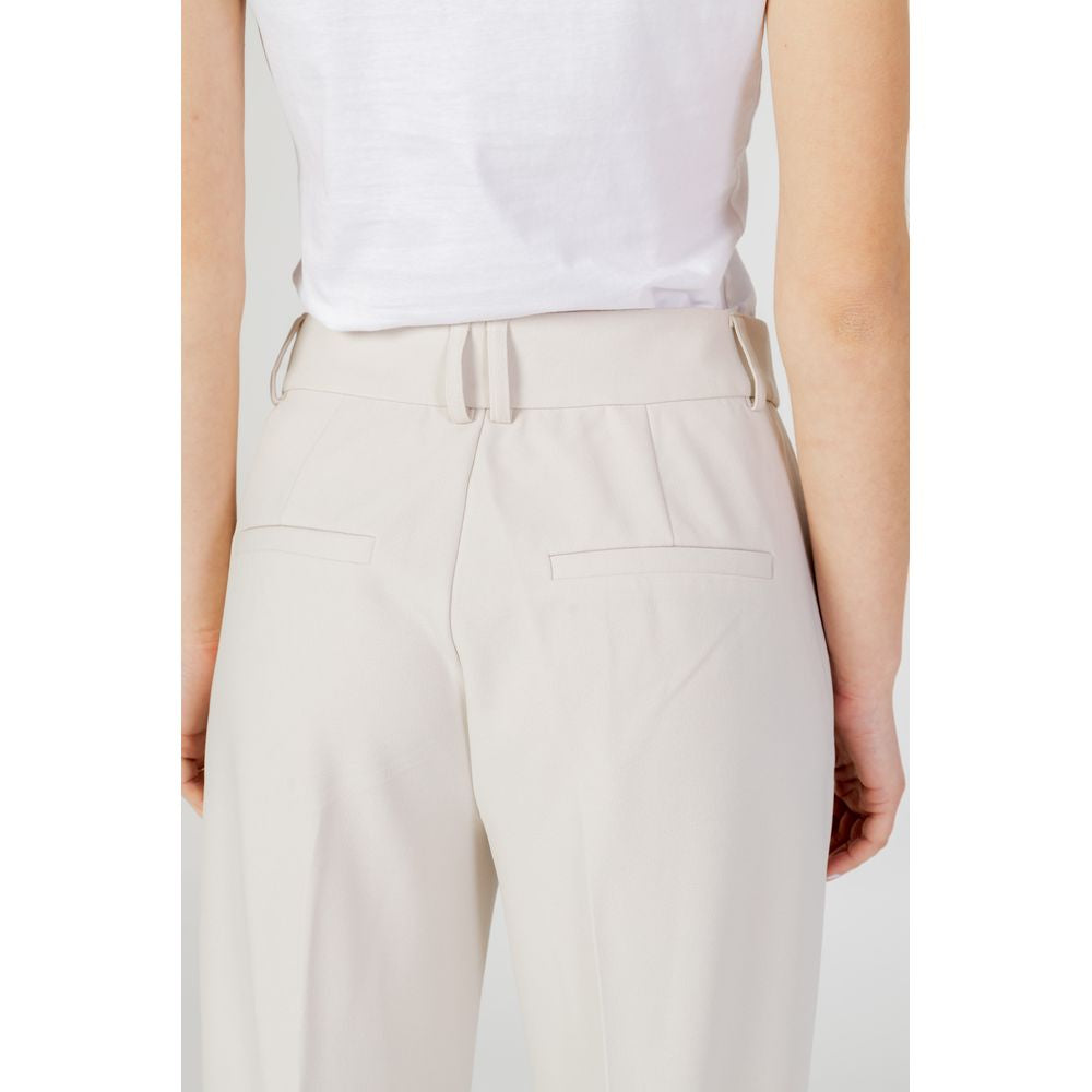 Only Beige Polyester Pant