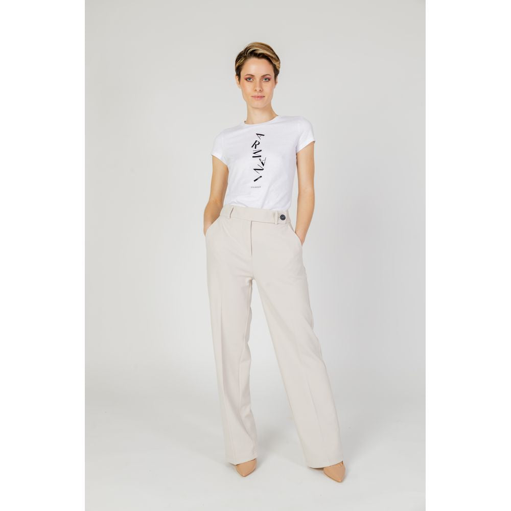 Only Beige Polyester Pant
