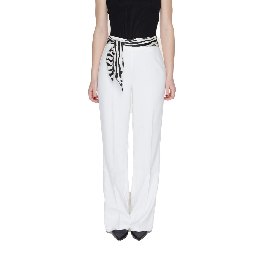 Only White Polyester Pant