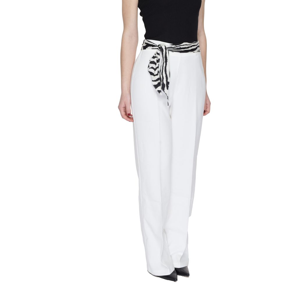 Only White Polyester Pant