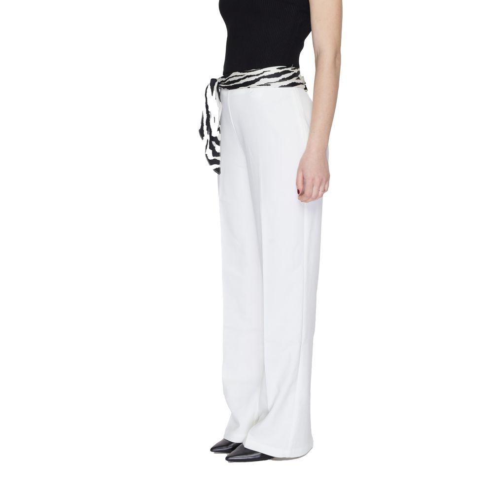 Only White Polyester Pant