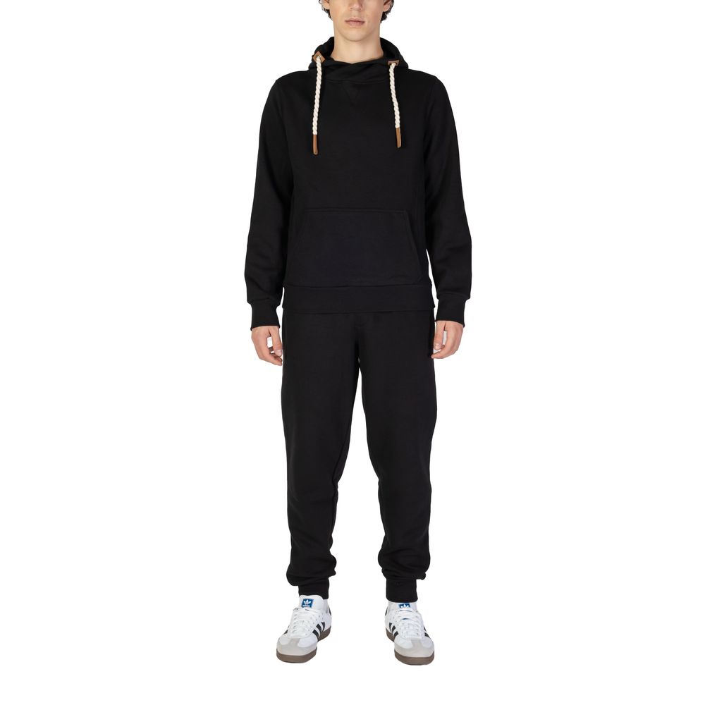 Hydra Clothing Črn bombažni pulover