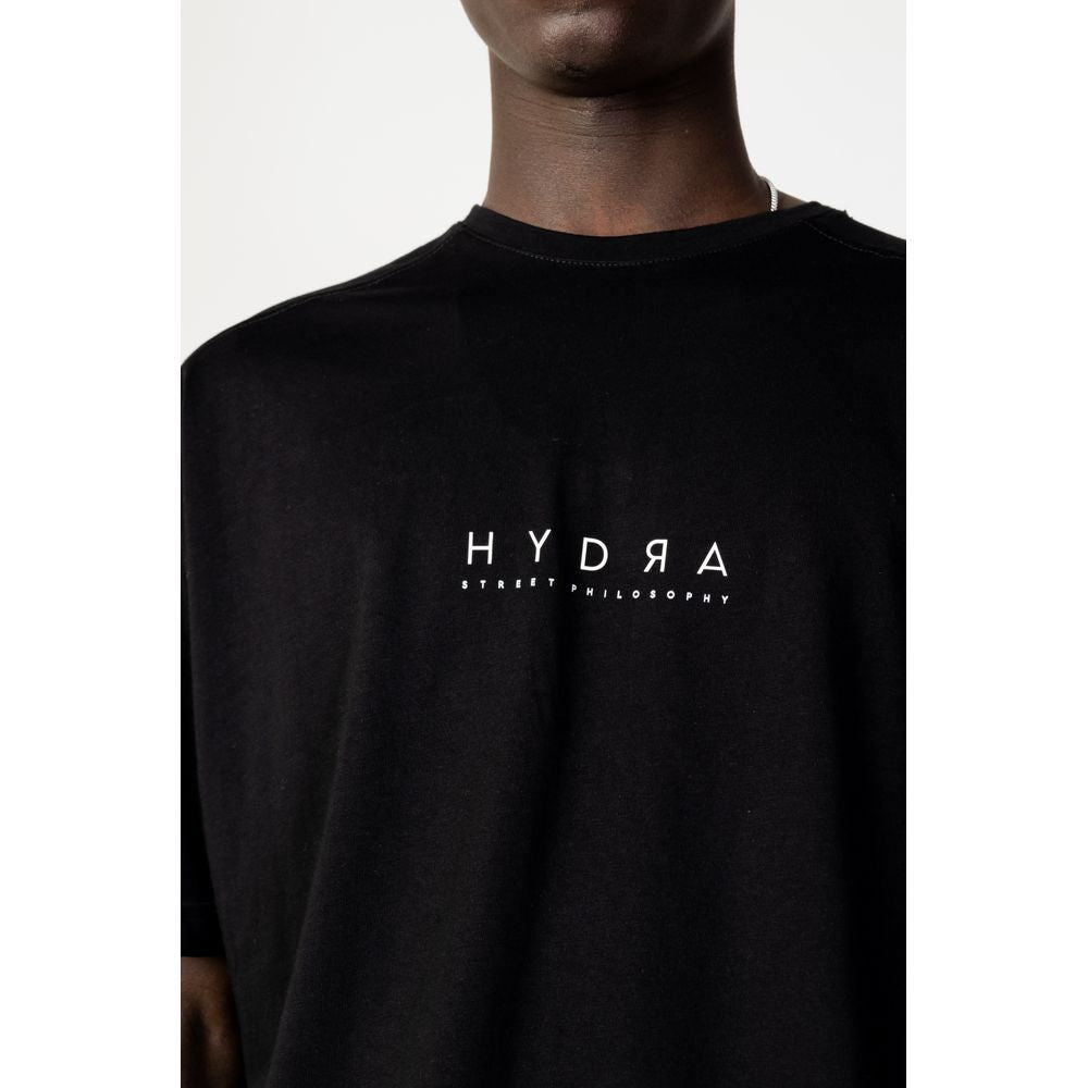 Hydra Clothing Črna bombažna trenirka