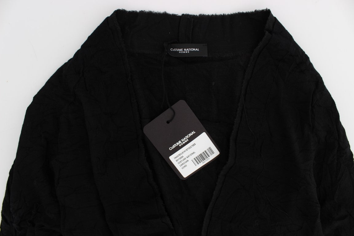 Costume National Elegantna črna jopica iz merino volne