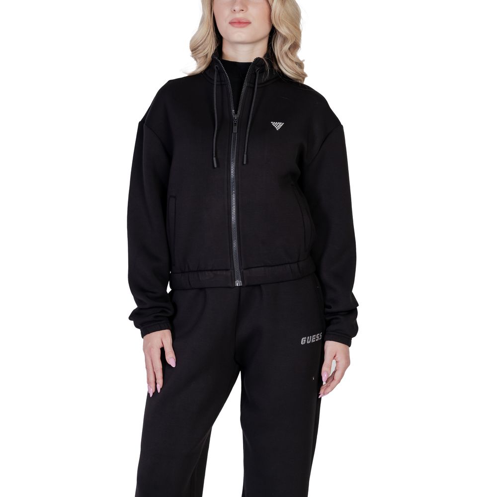 Guess Active Black Viscose Sweatshirt