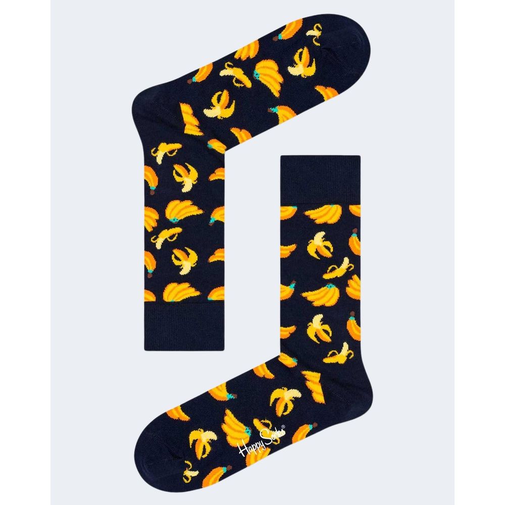 Happy Socks Črne bombažne nogavice in nogavice