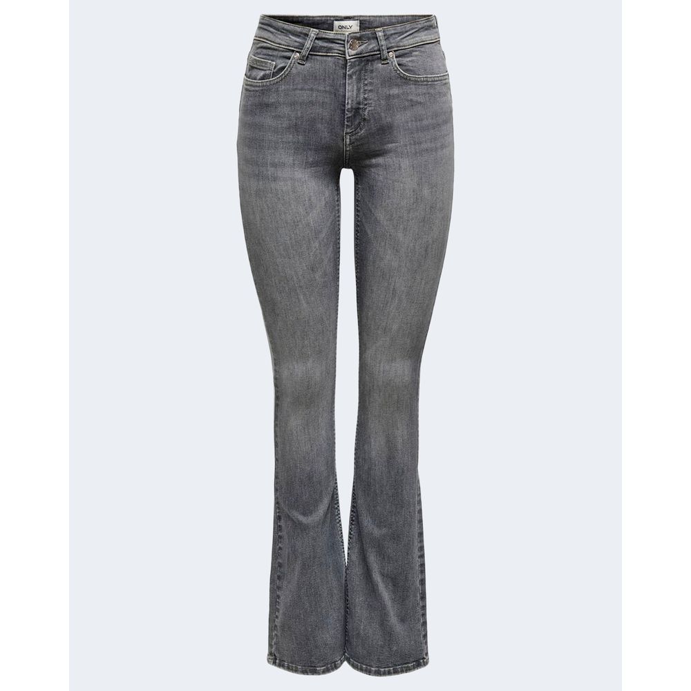 Only Gray Cotton Slim Fit Jean