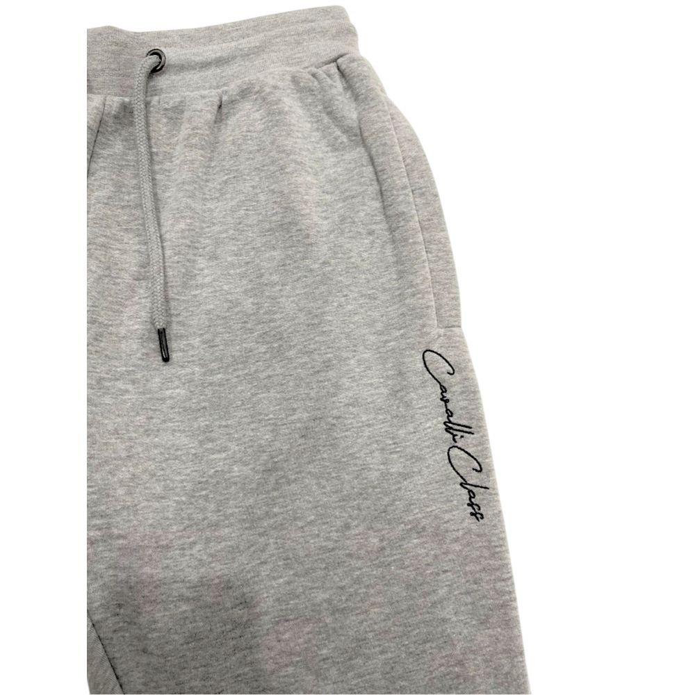 Cavalli Class Gray Polyester Women Sport Pant