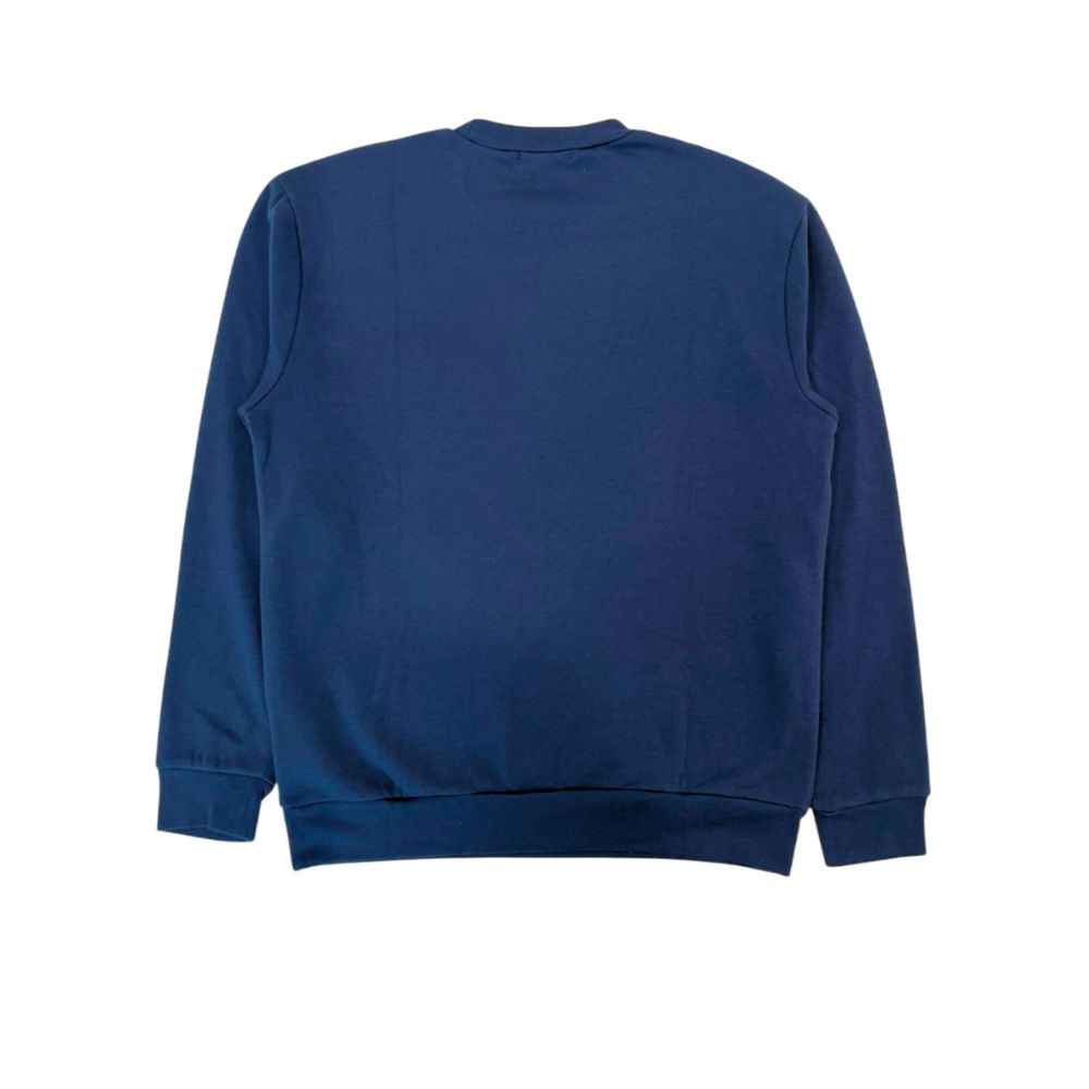 Cavalli Class Blue Cotton Men Sweater