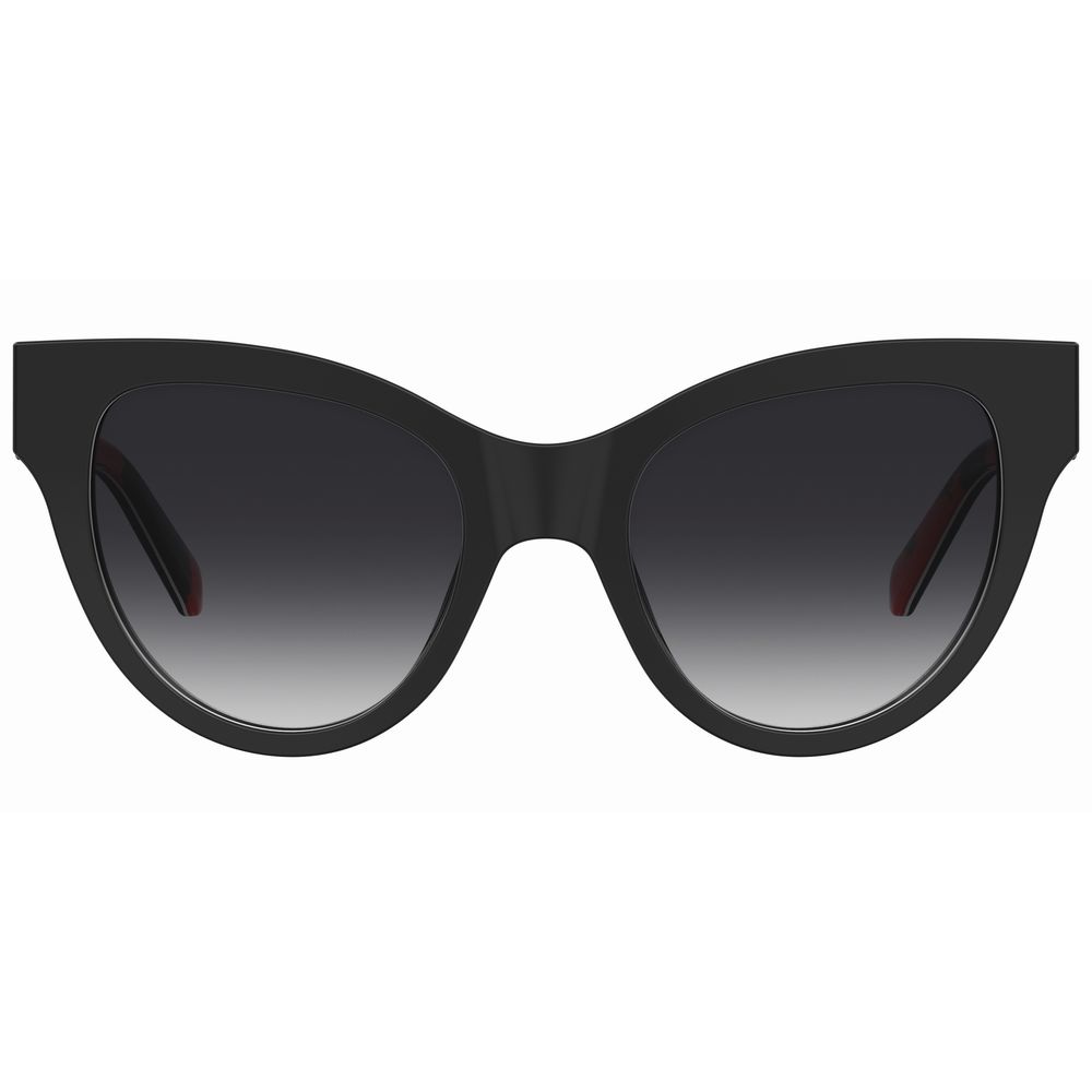 Love Moschino Black Haircalf Sunglasses