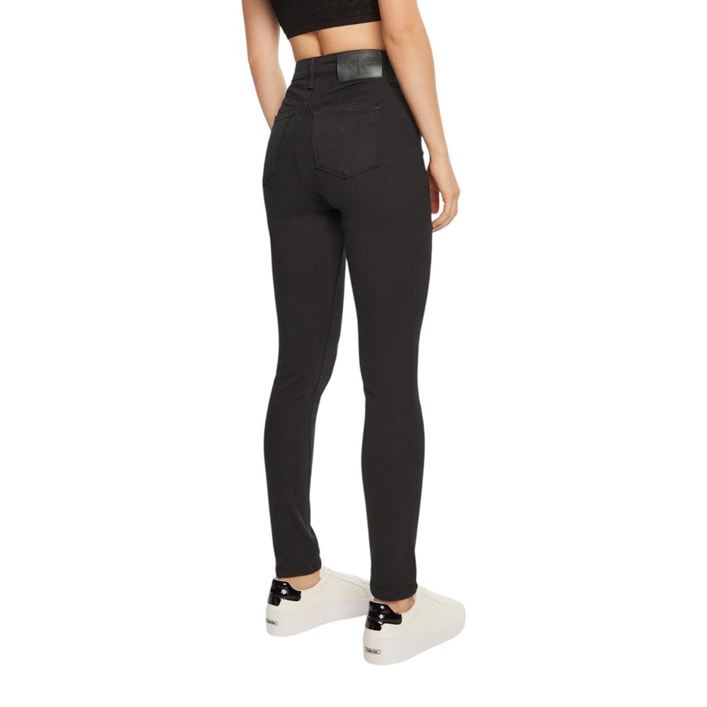 Calvin Klein Jeans Black Cotton Skinny Jean