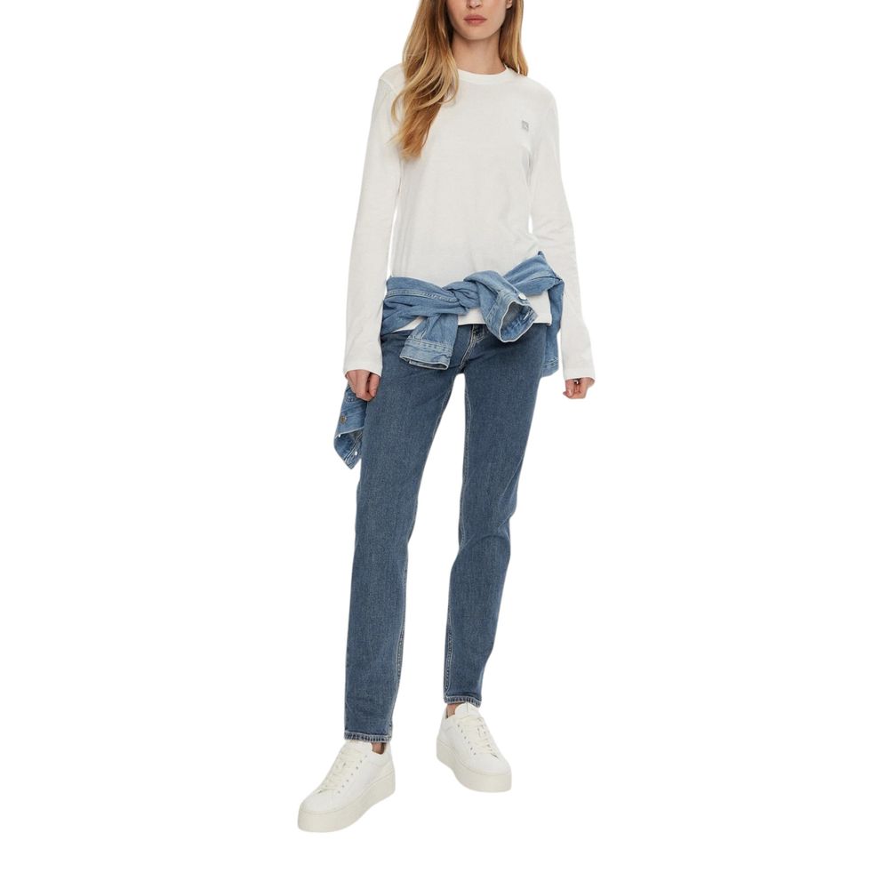Calvin Klein Jeans White Cotton T-Shirt