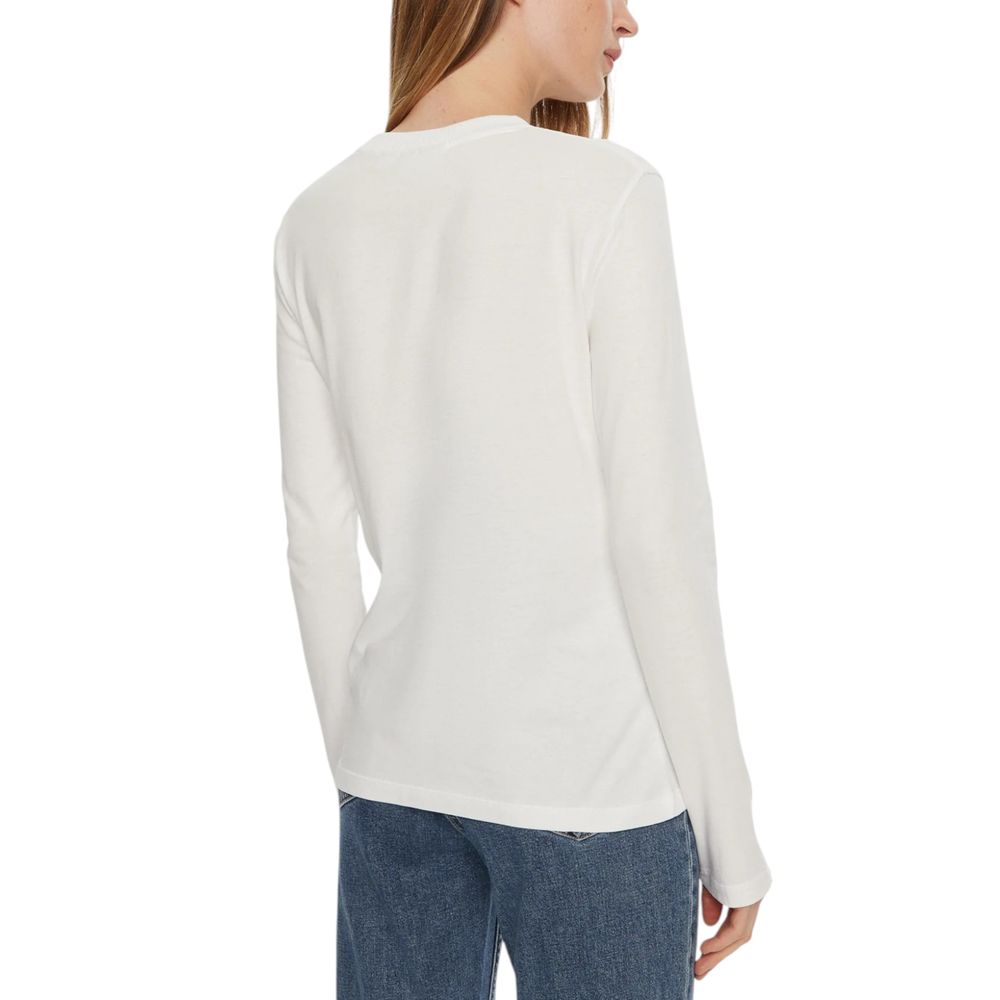 Calvin Klein Jeans White Cotton T-Shirt
