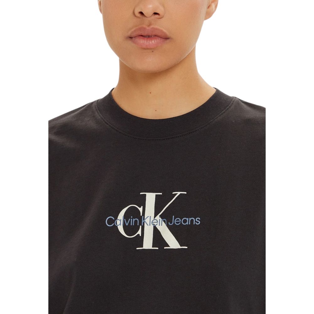 Calvin Klein Jeans Black Cotton T-Shirt