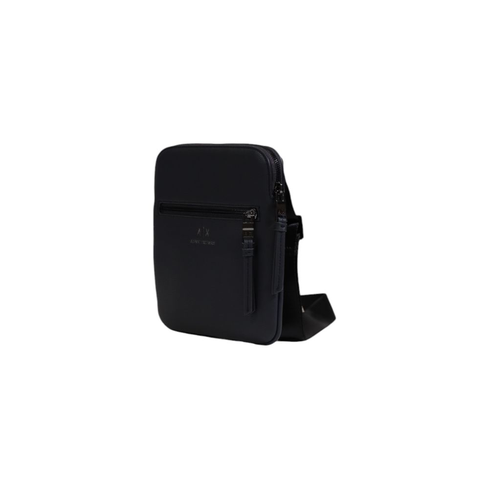 Armani Exchange Modra poliestrska torba