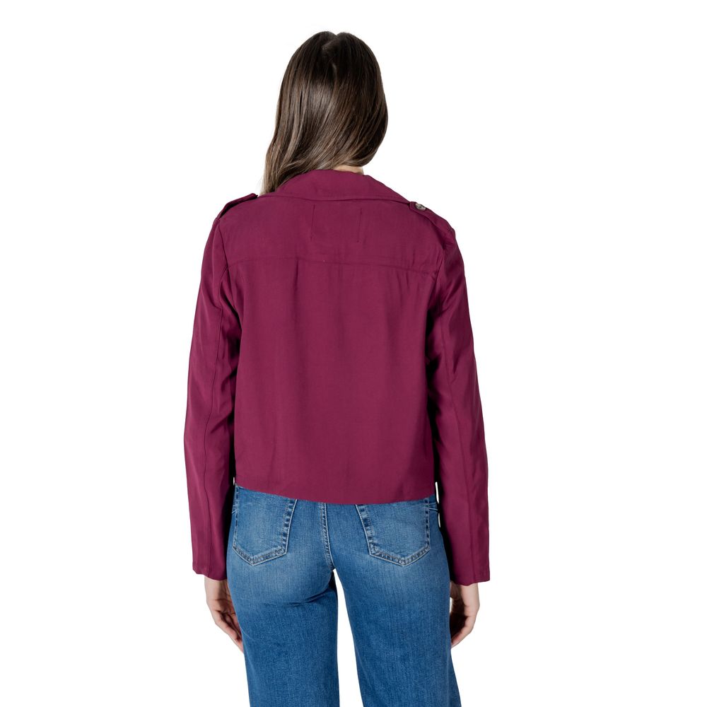 Street One Purple Viscose Slim Fit Jean