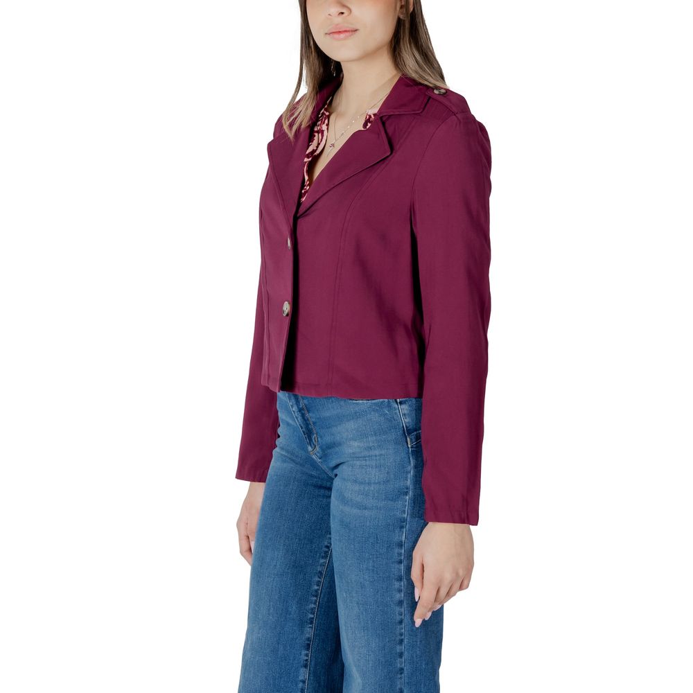 Street One Purple Viscose Slim Fit Jean