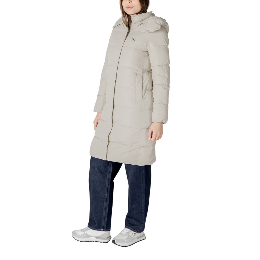 Calvin Klein Jeans Bež poliester Jakne in plašč