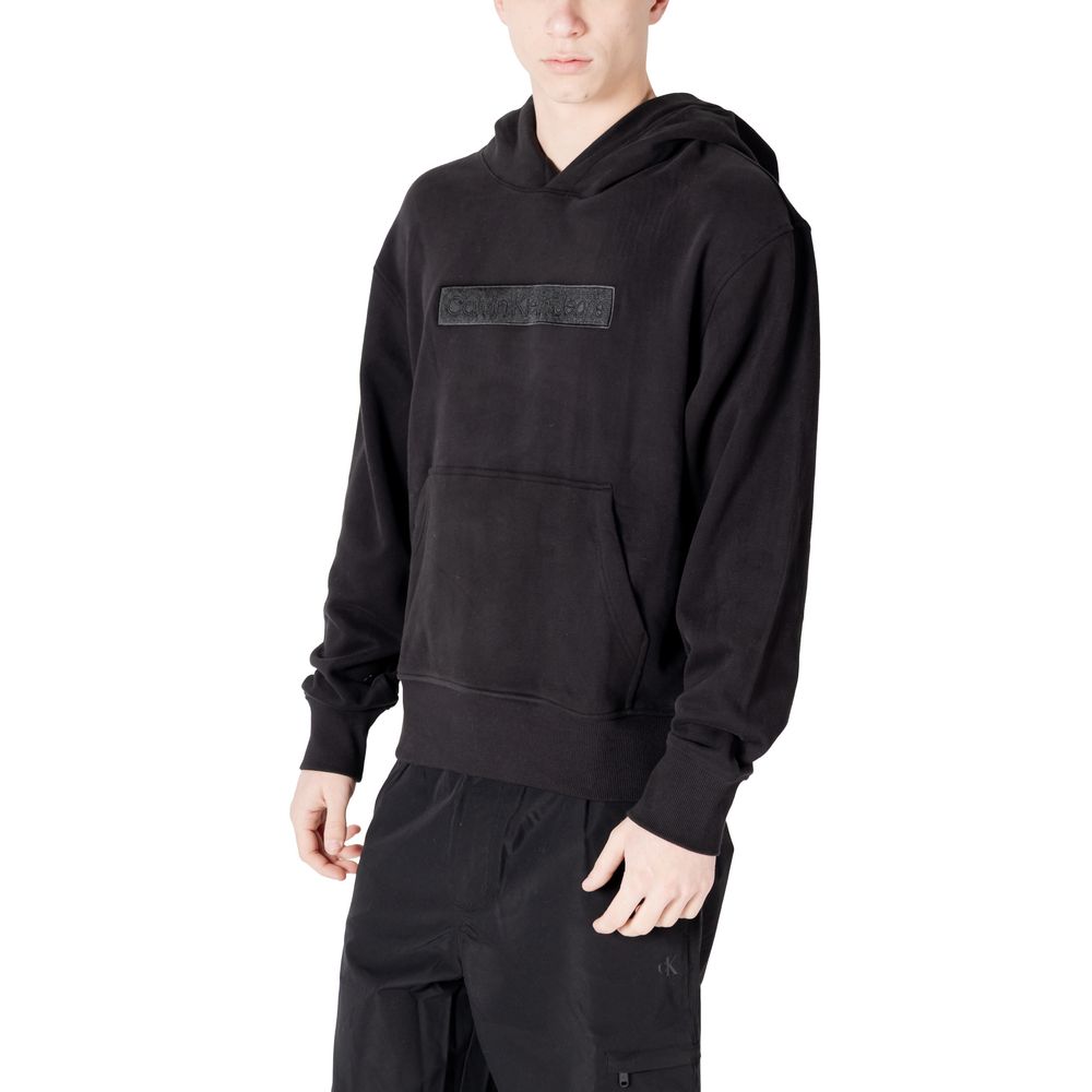 Calvin Klein Jeans Black Cotton Hoody