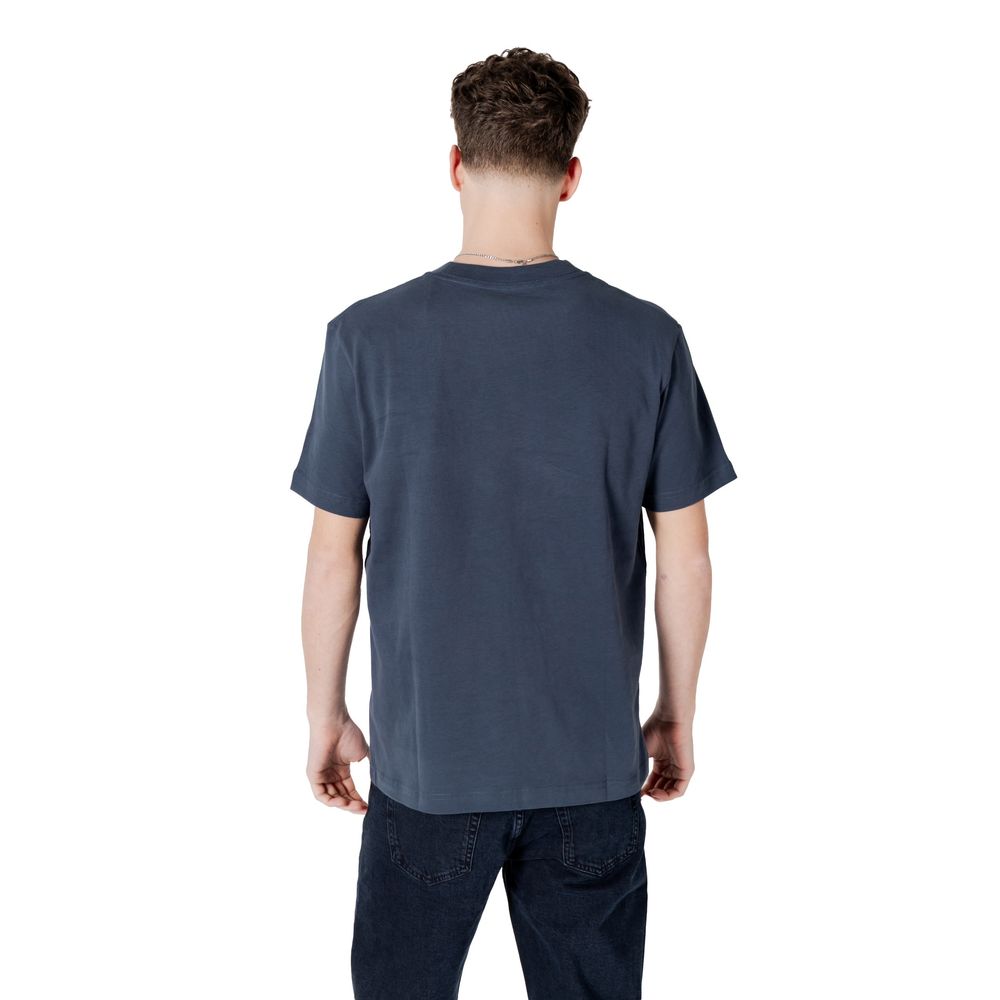 Calvin Klein Jeans Modra bombažna majica