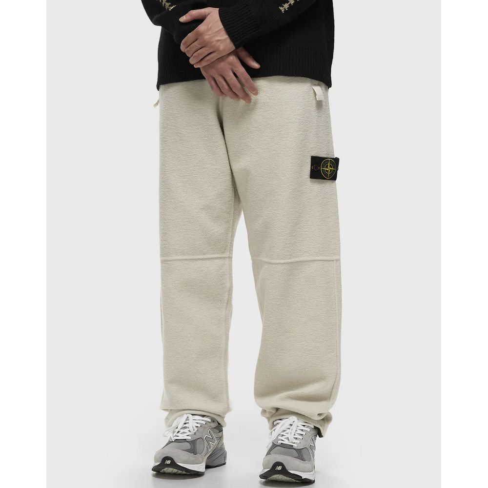 Stone Island Bele bombažne kavbojke in hlače
