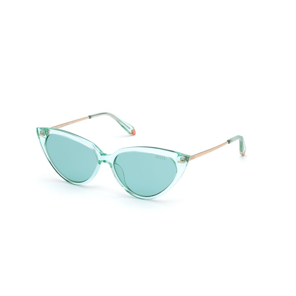 Emilio Pucci Brown Haircalf Sunglasses
