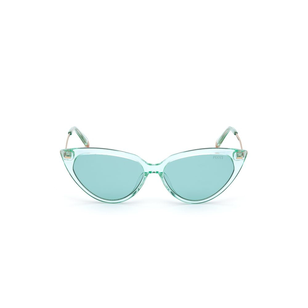 Emilio Pucci Brown Haircalf Sunglasses