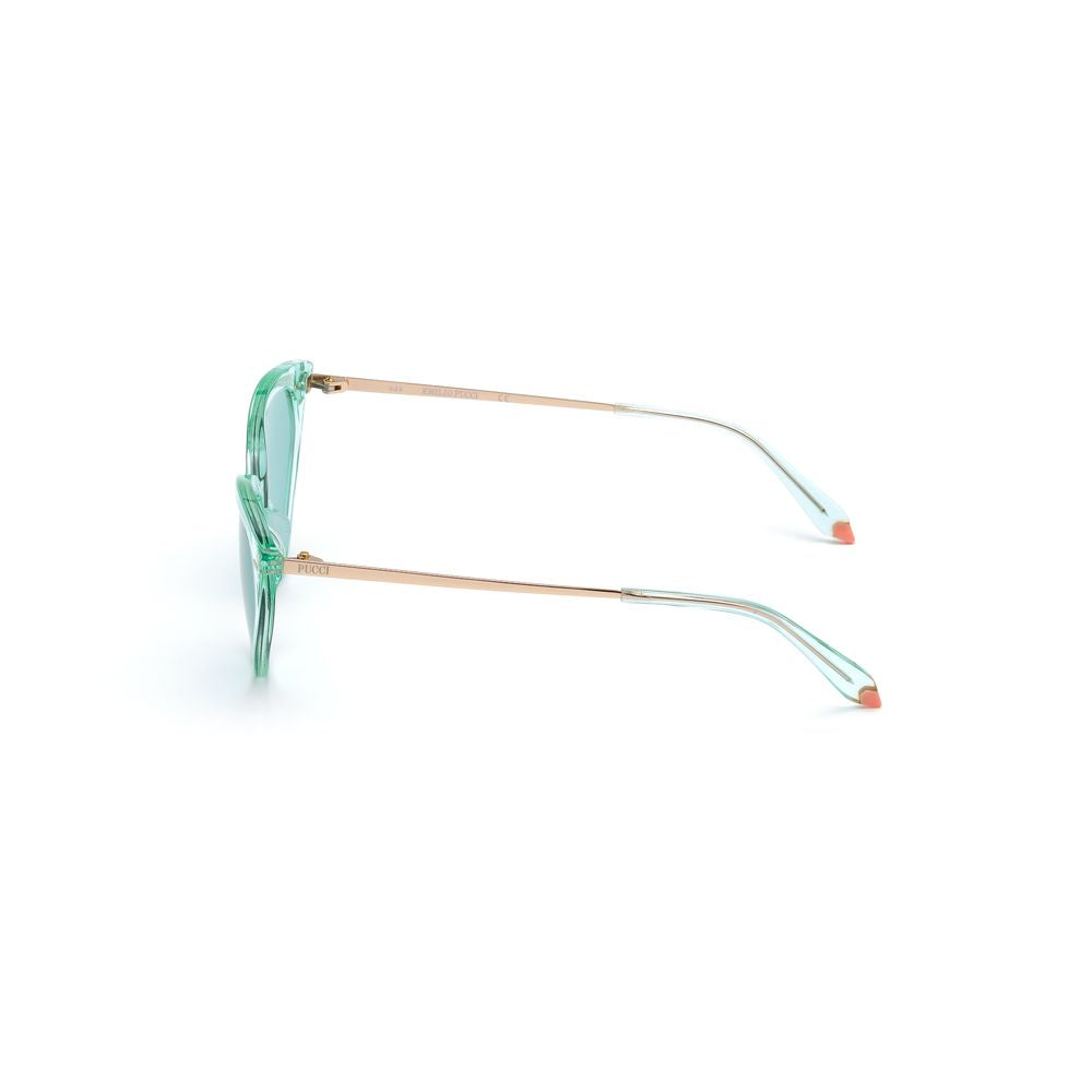 Emilio Pucci Brown Haircalf Sunglasses