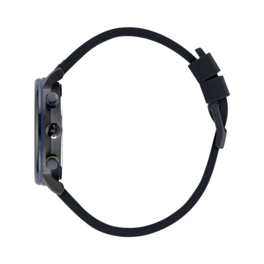 Črna sintetična športna ura Adidas