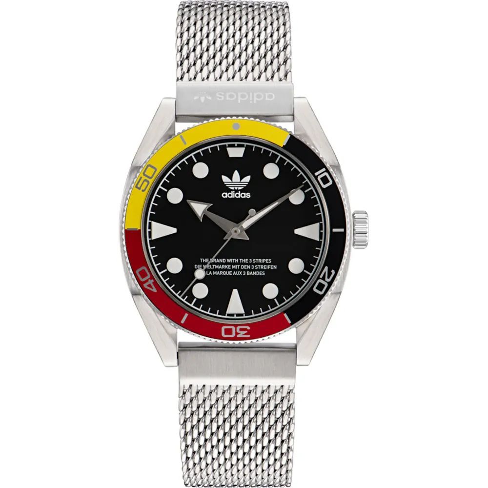 Adidas siva iz nerjavečega jekla Watch