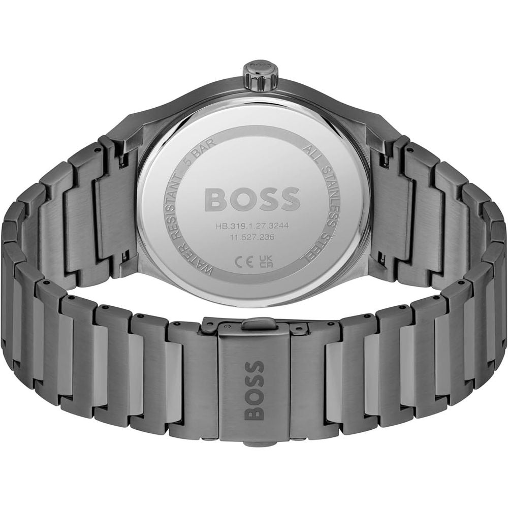 Hugo Boss siva ura iz nerjavečega jekla