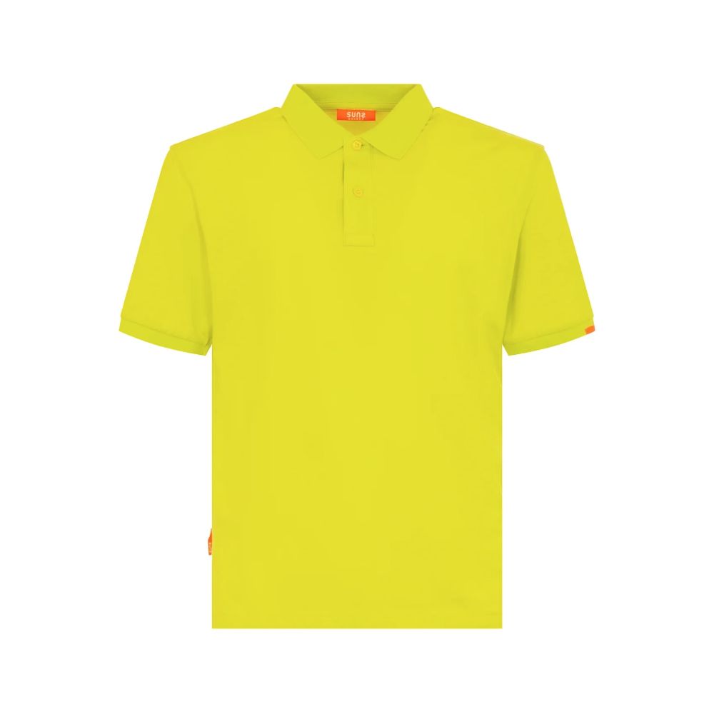 Suns Rumena bombažna polo majica