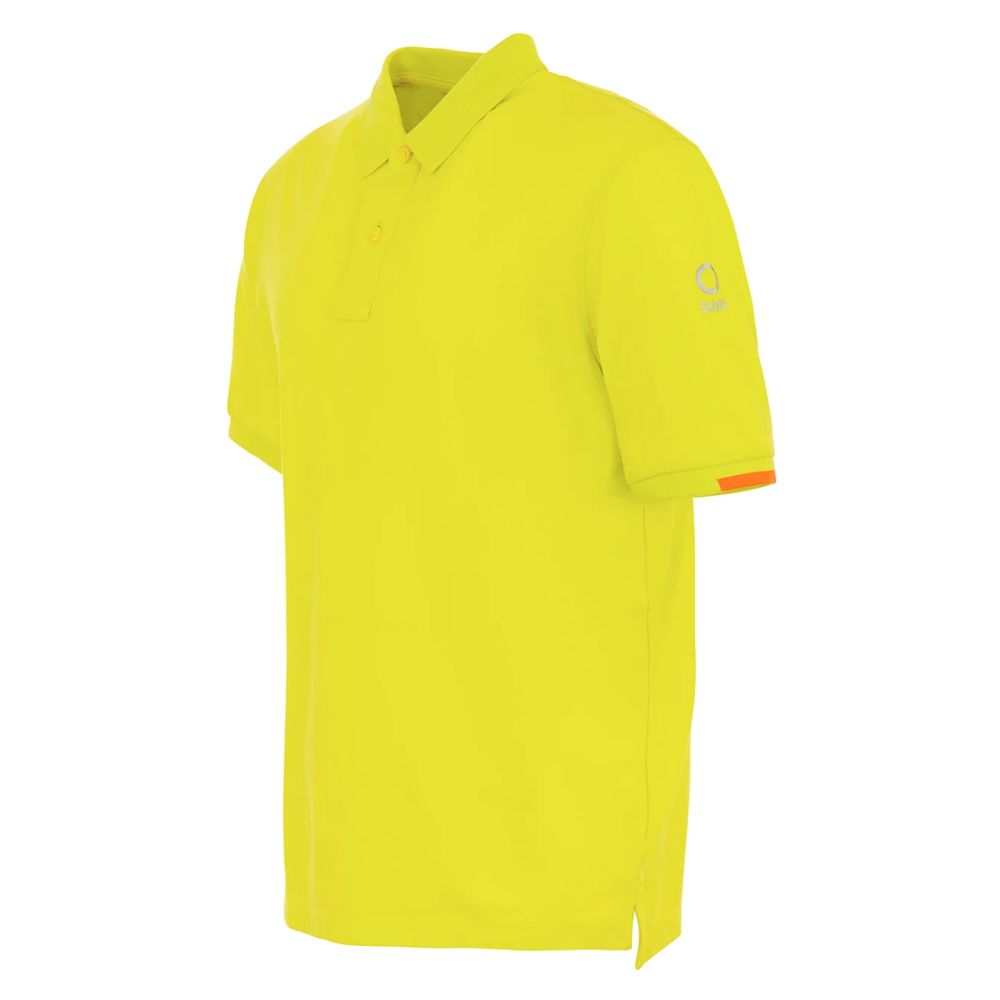 Suns Rumena bombažna polo majica