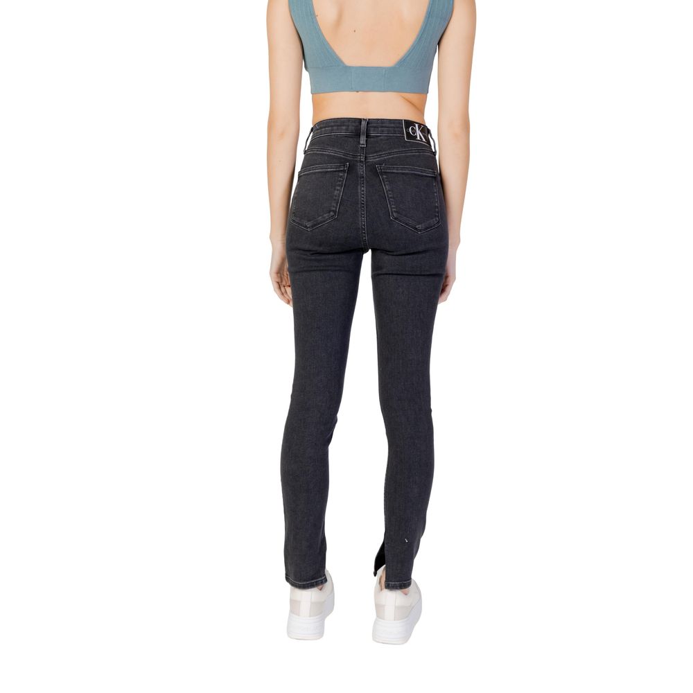 Calvin Klein Jeans Black Cotton Skinny Jean